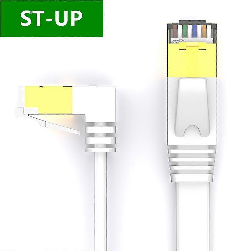 retvinklet cat7 RJ45 patch ethernet lan netværkskabel til router switch forgyldt kat 7 netværkskabel rj45 8p8c forgyldt stik