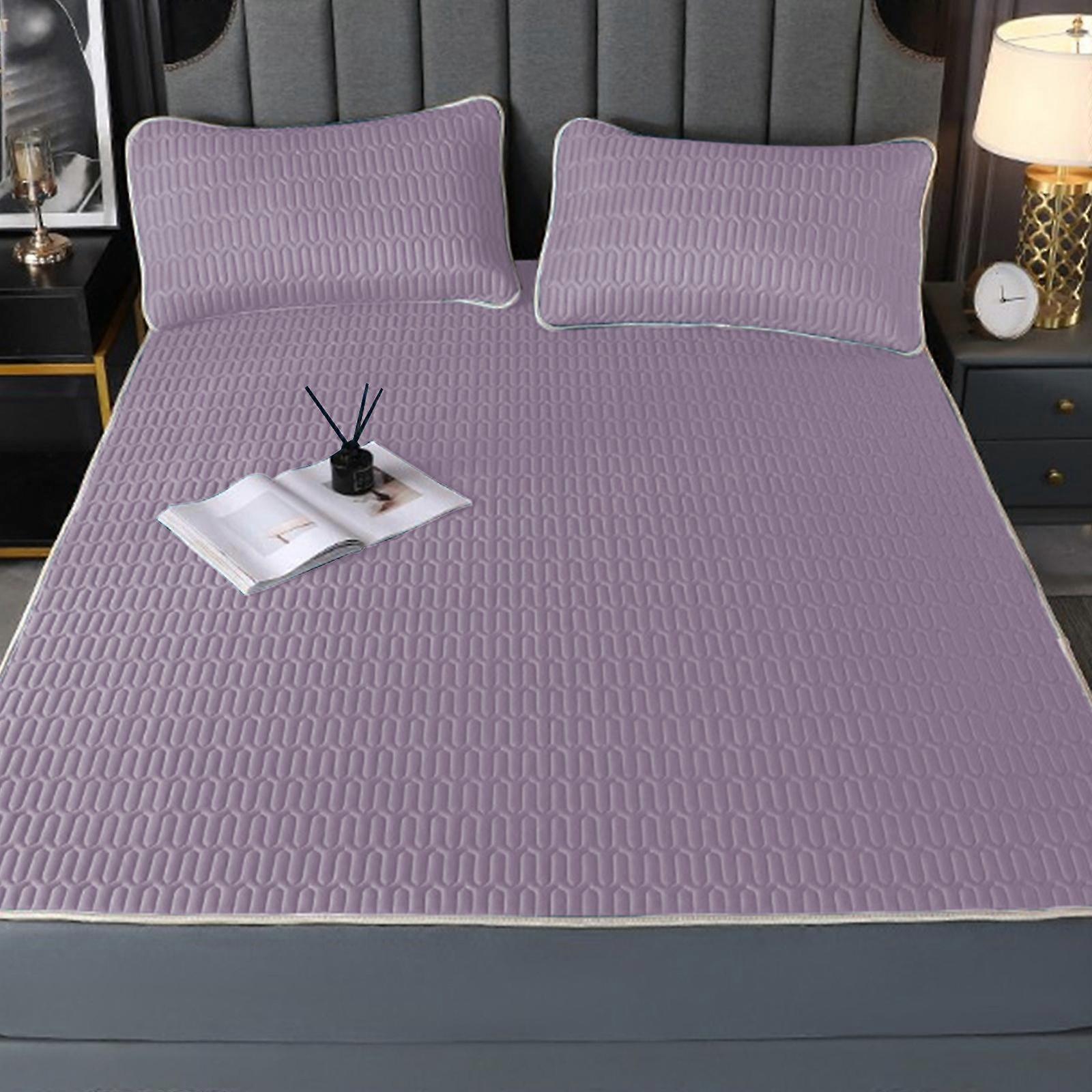Natural Emulsion Mattress Topper Layer Of Emulsion Foam Breathable Comfort Responsive Support Three-Piece Set Sheets Plus Two Pillowcases Flye242451