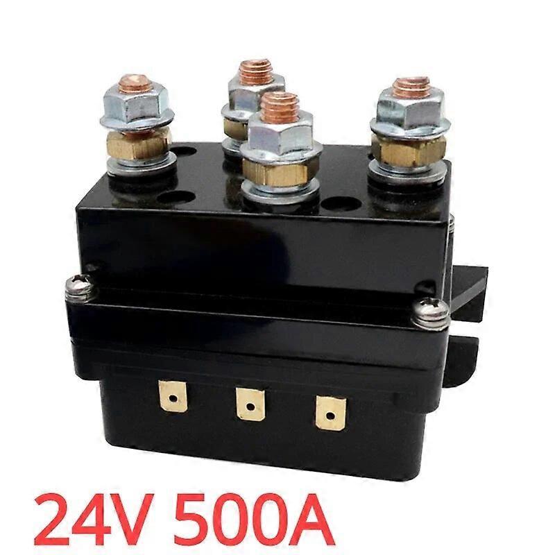 Universal Contactor Winch Control Solenoid Relay Electric Wireless Remote 12V 400A/500A Control System Control Box Wire Control