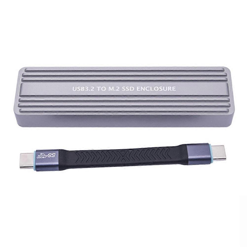 M.2 NVMe NGFF SSD Enclosure USB 3.2 GEN 2 to M.2 SSD 20Gbps Solid State Drive M.2 Case Box for 2230
