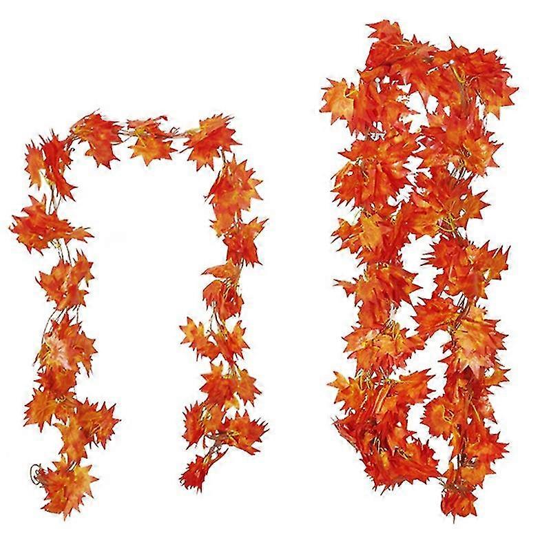 5pcs Ng Autumn Maple Leaf Home Interior Decoration String Lights