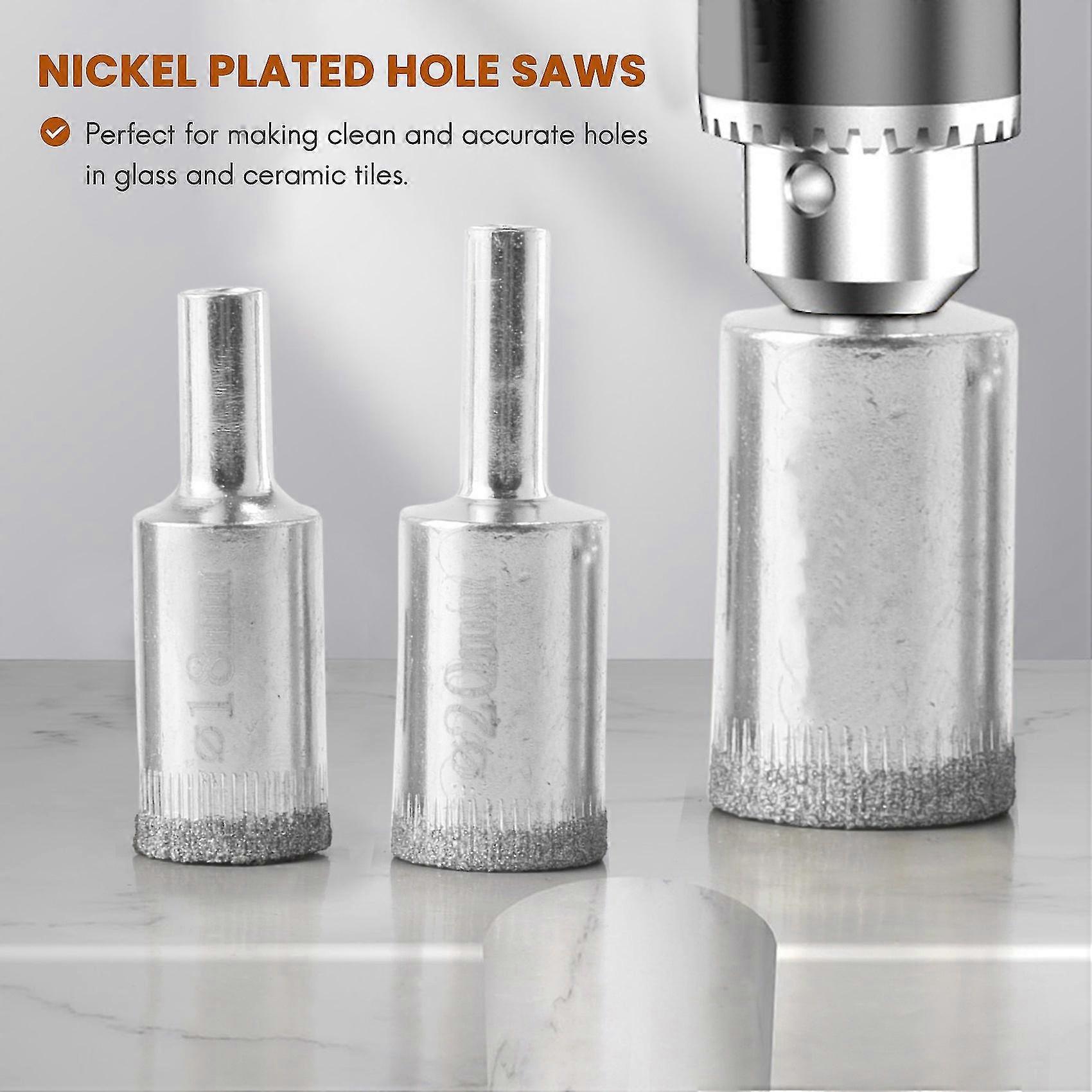 15pcs 3-50mm Drill Bit Cutter Tool Glass Marble Ceramic