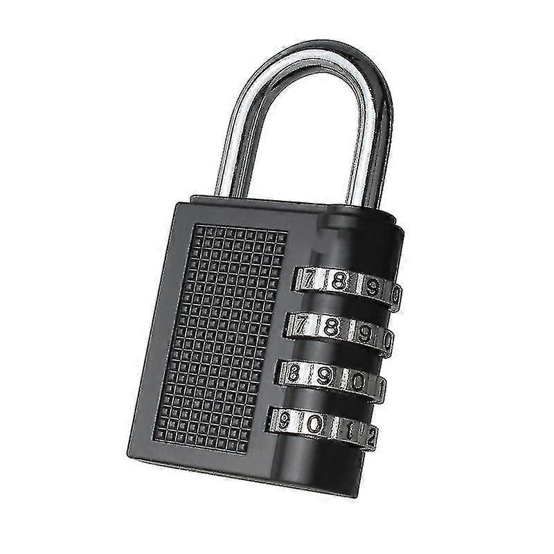 4 Digit Combination Shackle Padlock Waterproof Security Lock For Gym School Locker