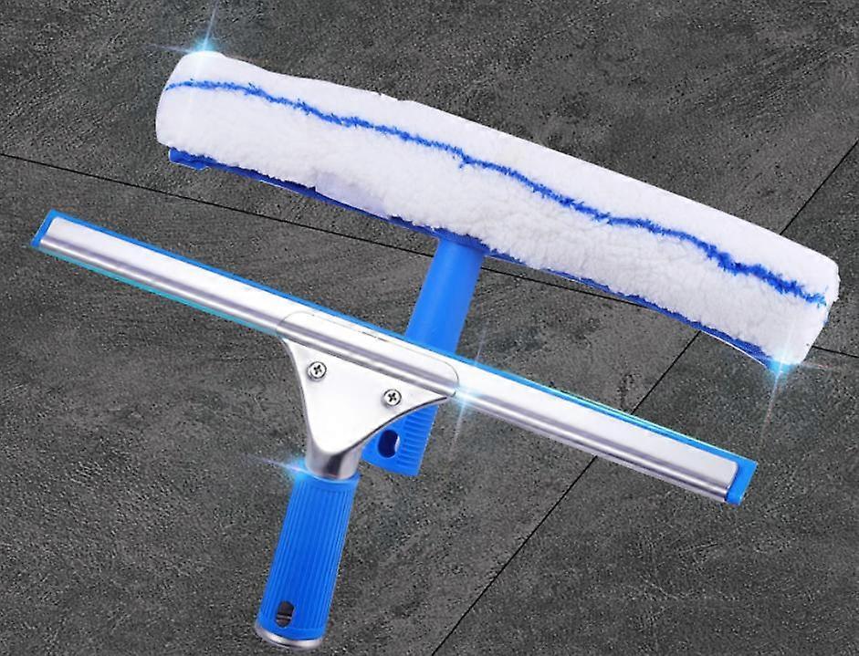 Professional Window Squeegee with Microfiber Brush, Width 37 cm, 35.5cm