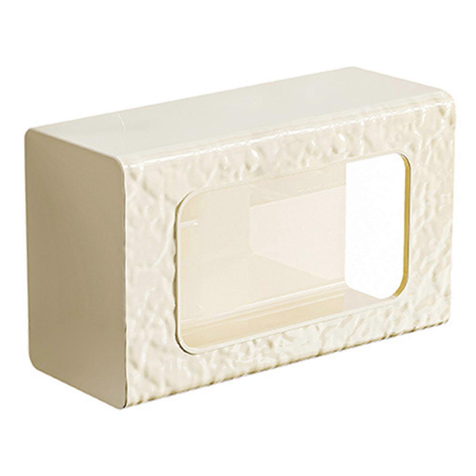 Wall Mounted Wipes Box Storage Holder Large Capacity Easy Access Transparent Refillable Wipes Container Box Bathroom Supplies
