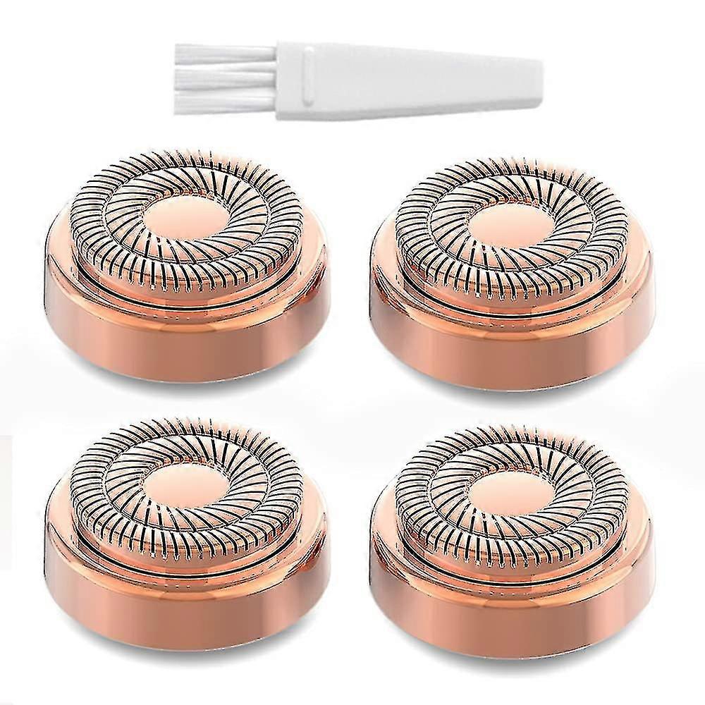4pcs ansikts hårfjerner erstatning hoder hårfjerning kniver
