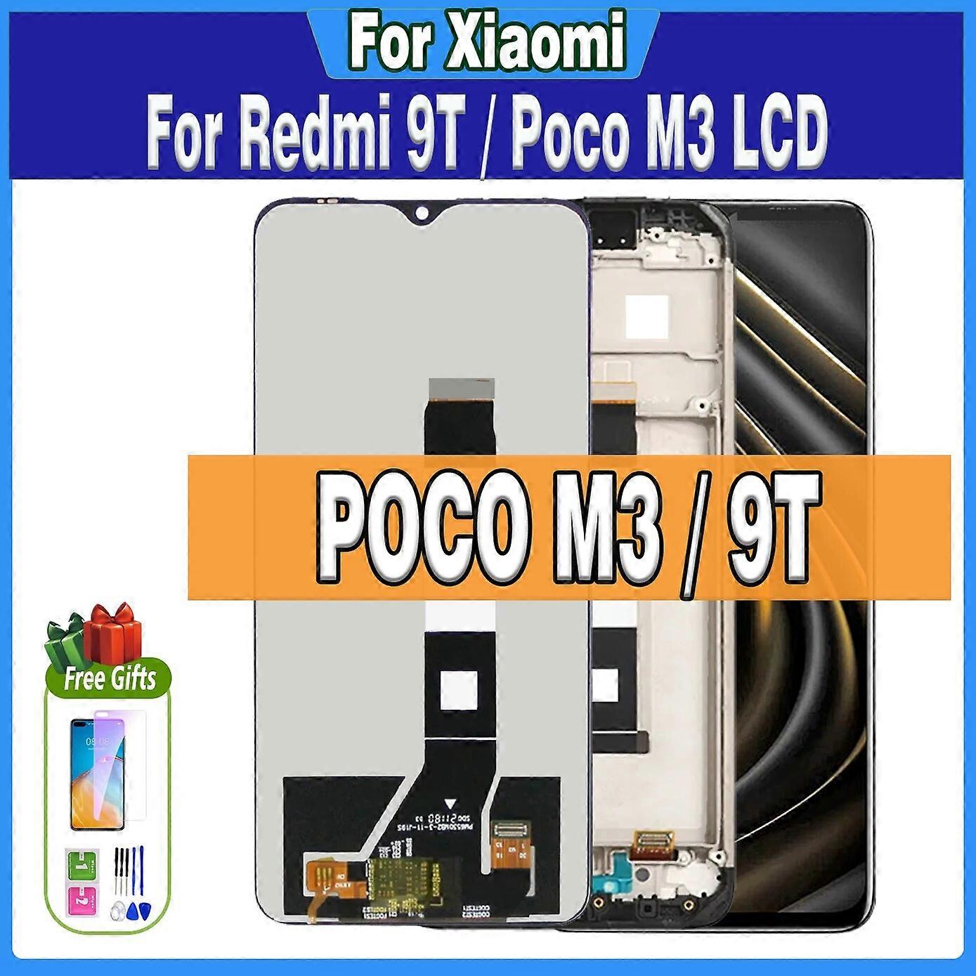100% Tested For Xiaomi Redmi 9T 9M2010J19SG LCD For Poco M3 M2010J19CG Display Screen LCD Touch Digitizer Assembly