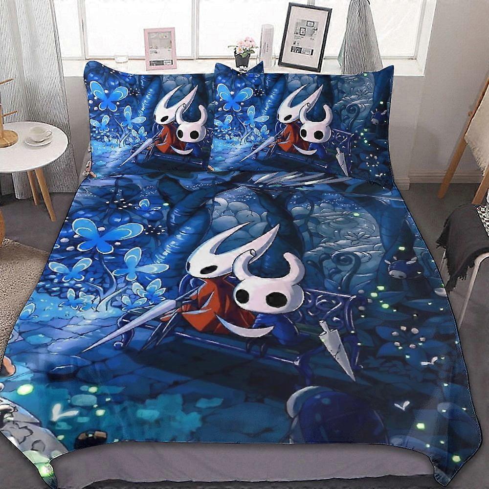 Bedding set BM92 Hollow Knight 3-Piece Bedding Set Duvet Cover Set Soft Warm And Comfortable Soft Bed Set with ZW92