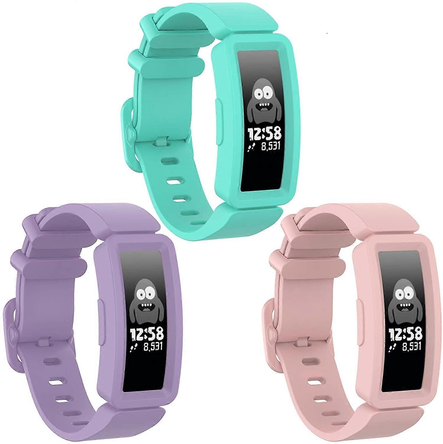 Replacement Bands for Fitbit Ace 3 / Inspire 2 - Stylish Bracelet Case