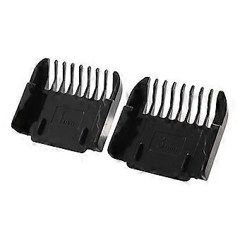 Electric Clipper Accessories,4pcs Cut Clipper Limit Comb Guide Attachment Size Barber Replacement(1