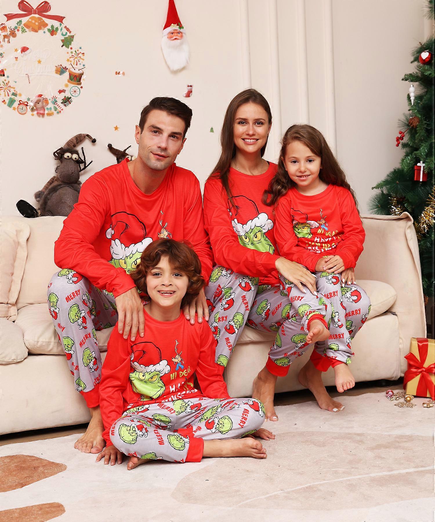 Julpyjamas Familjer Julpyjamasset Pyjamasset för familjer-Style16AS