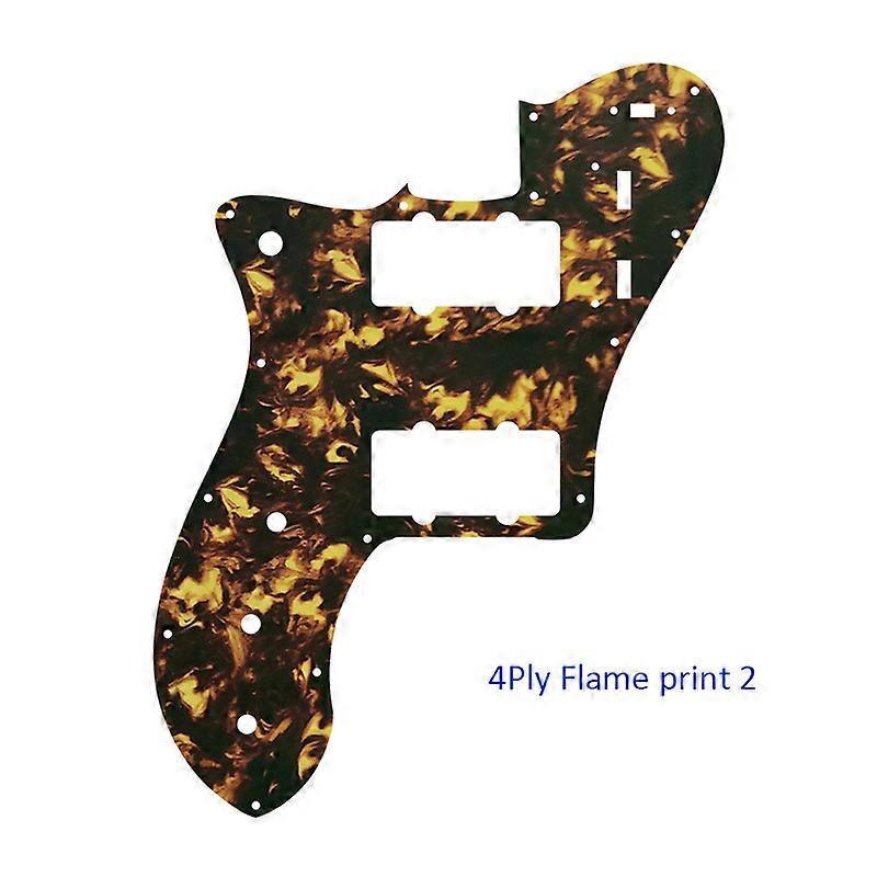 Custom Guitar Parts - For US FD US FD 72 Tele Deluxe JM Reissue Guitar Pickguard With Jazzmaster Layout Many Colors