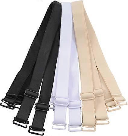 Lingeries Accessories 12mm(Set of 3) Shoulder Strap Adjustable Elastic Detachable Adjustable Replacement Bands Width