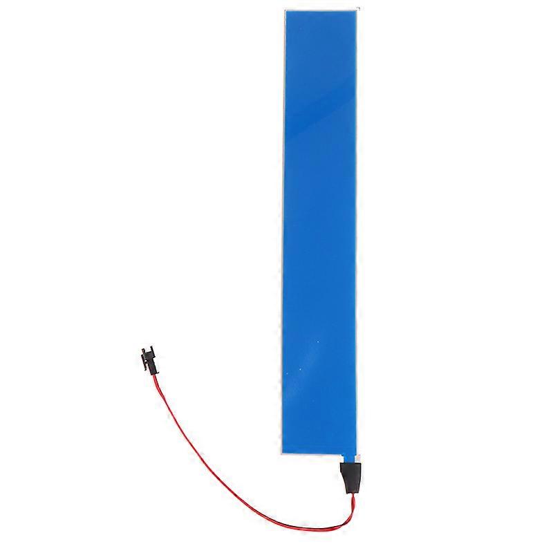 1 ADET Esnek EL Işık Paneli Elektrominesans Arka Işık Şeridi Lambası Ev Araba Partisi için 30.3x5.3cm