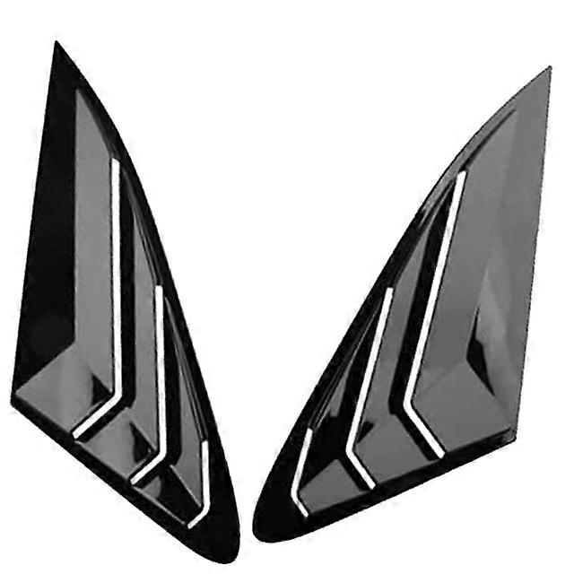 2X Rear Side Window Quarter Louver Cover For KIA K5 2020 2021 2022