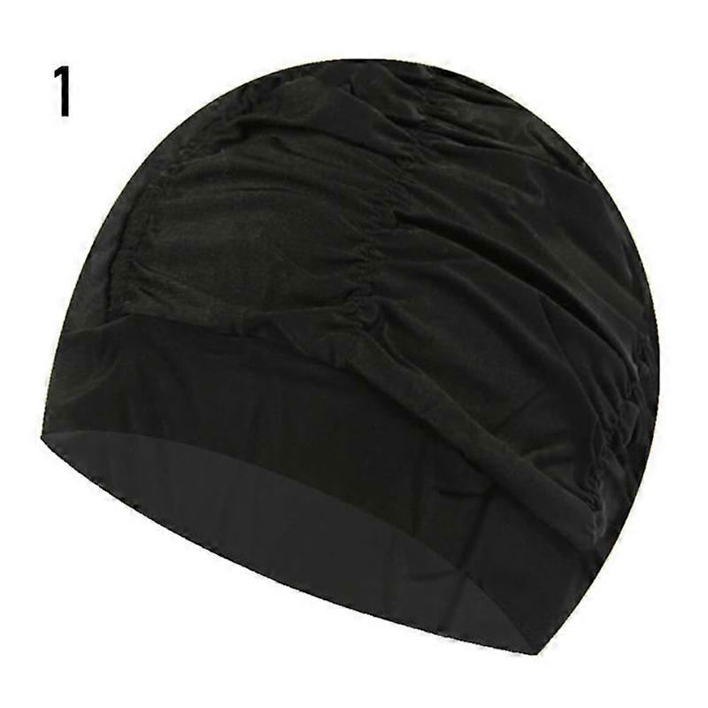1pc High Elastic Flower Print Swimming Cap for Men and Women - Stay Cool and Comfortable in the Water!