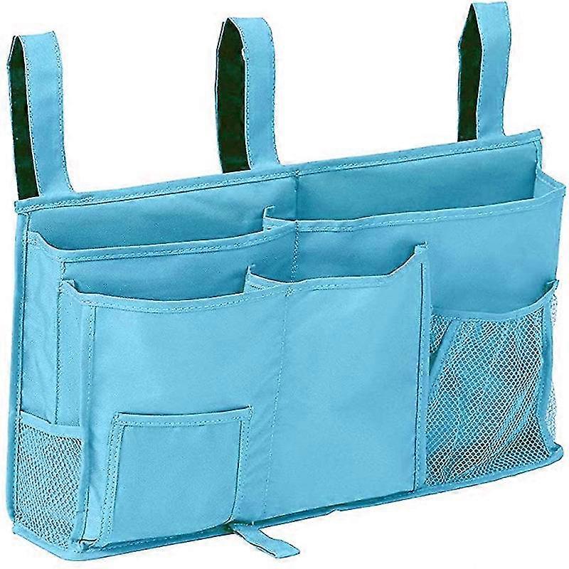 Blue Bedside Storage Hanging Bag