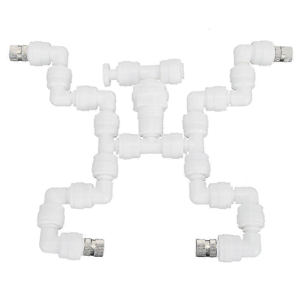 Adjustable Spray Nozzles - 4 Head Universal for Rainforest Atomization and Humidification