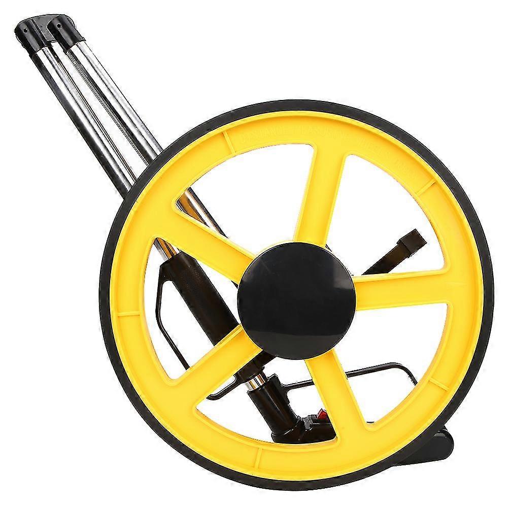 0~9999ft Hand-Held Mechanical Measuring Wheel - Distance Measuring Roller for Multiple Purposes