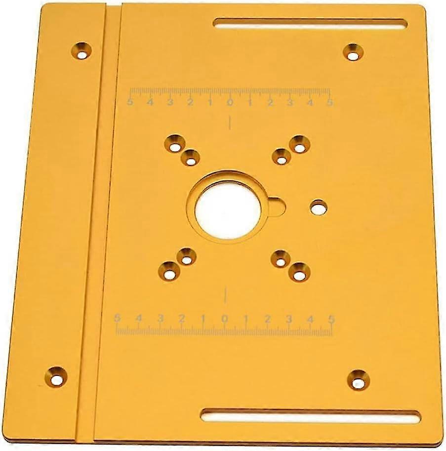 Aluminium Router Trimmer Woodworking Milling Table Insert Plate