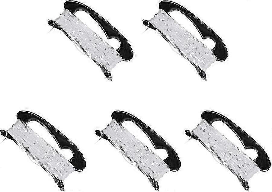 Flying Kite String With Wrapping Board Flying Kite Line 100 M Pack Of 5 (black)