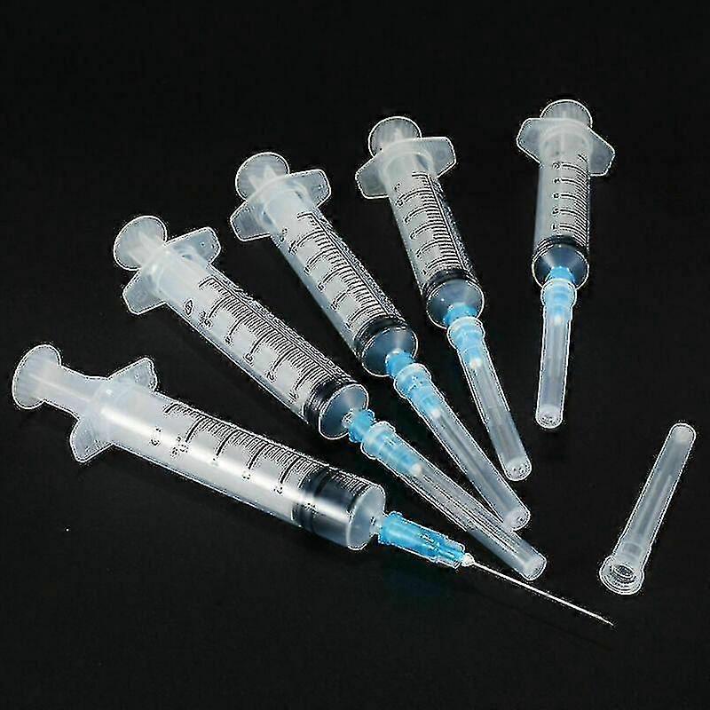 5/10 stuks 5ml plastic spuit met pick en opslag dop lijm