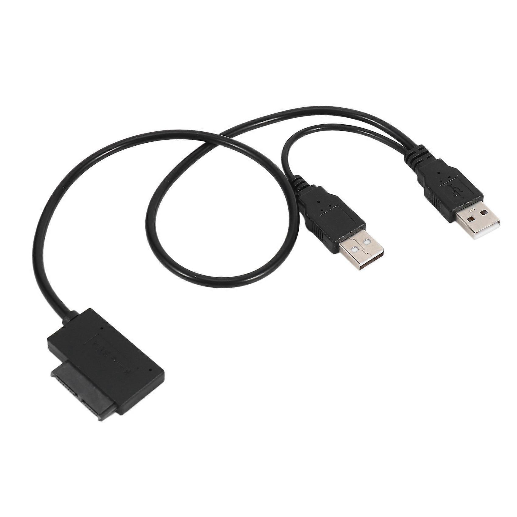 Slim SATA Cable USB 2.0 To 7+6 External For Laptop SATA Adapter Converter Support Window Xp/7/8/10