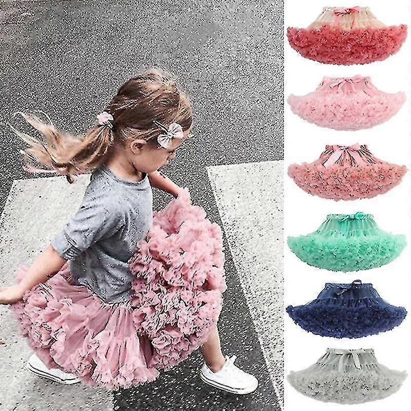 Girls' Puffy Dress Wedding Layered Dresses Birthday Party Dress