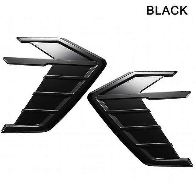 2pcs אוניברסלי 3d מכונית כריש גיל צד פנדר אוויר אוורור קישוט כנף כיסוי מדבקה אביזרים חיצוניים עיצוב שונה