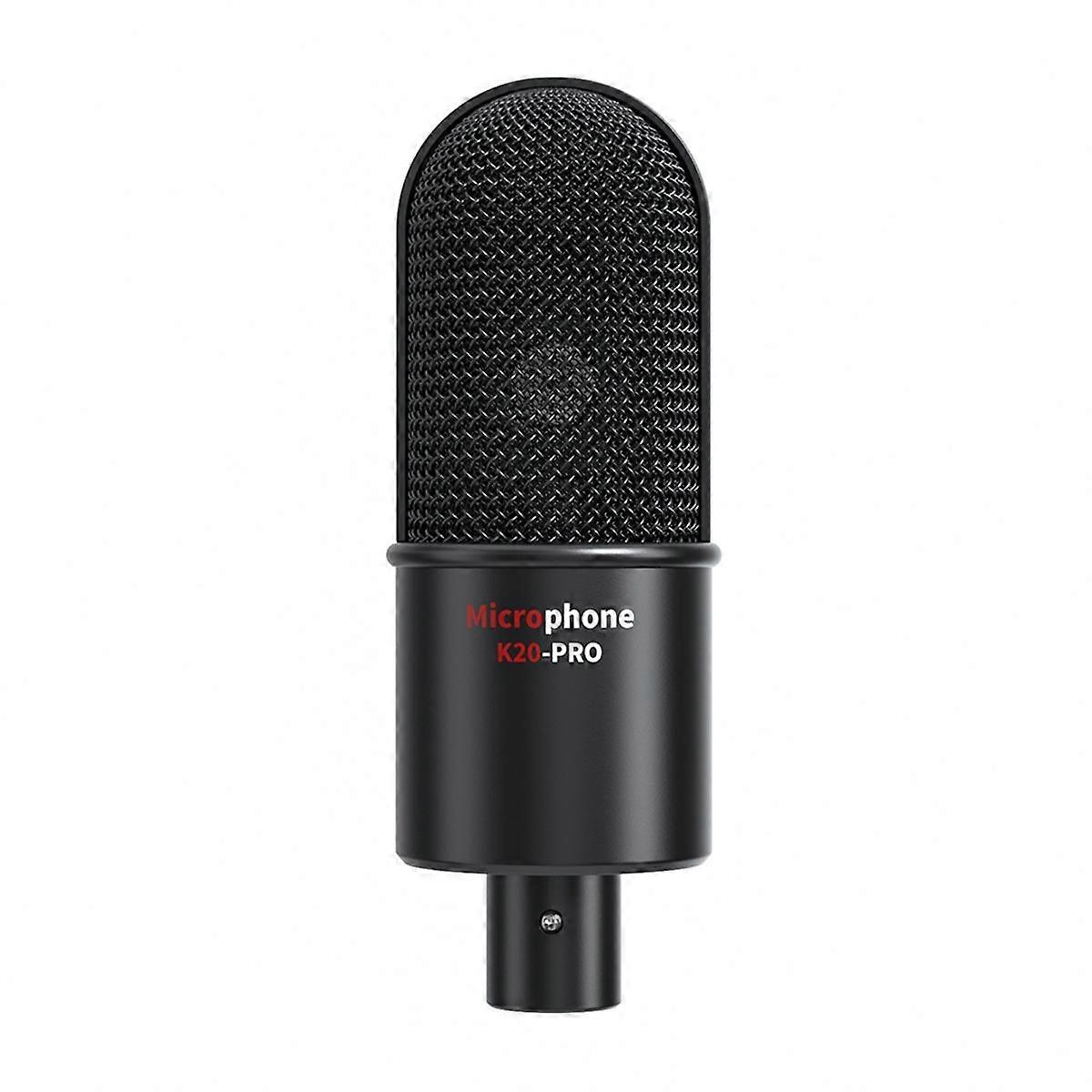 Live Sound Card Full Set of Equipment 48V Mobile Phone AT350 Sound Card Live Singing with K20 Microphone Sound Card Kit