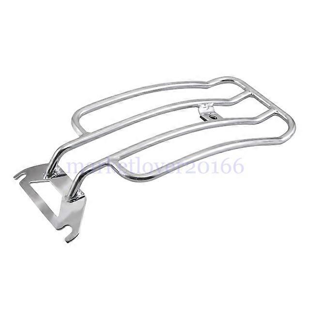 Nouvelle moto chrome noir renfort arrière porte-bagages étagère support selle solo pour harley davidson electra glide road king 1998-up