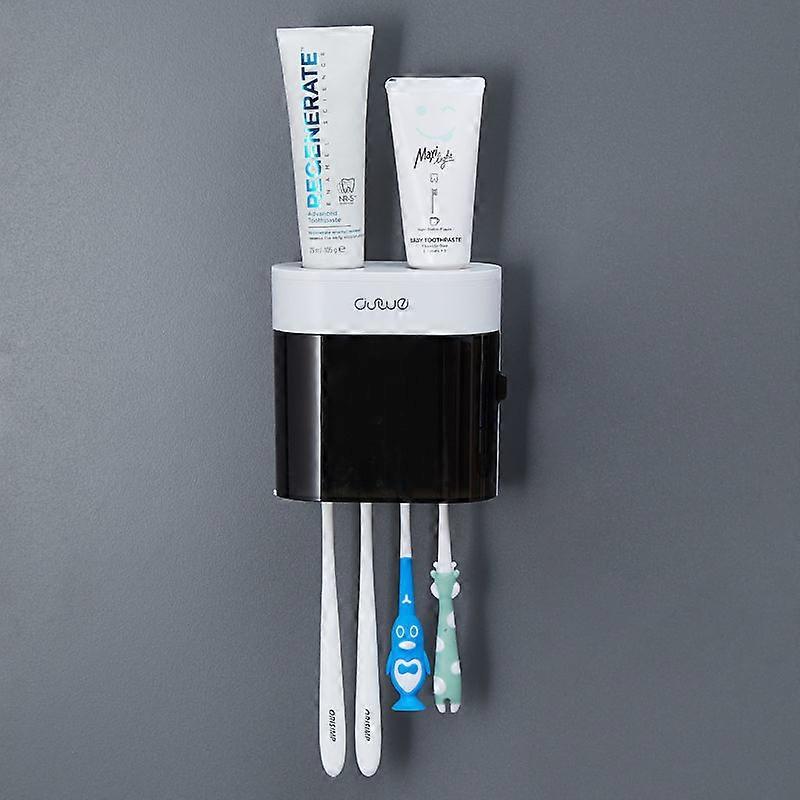 Wall mounted automatic toothpaste dispenser, with dust cover