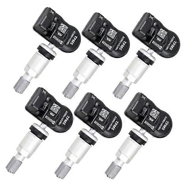 Motor Vehicle Sensors 6Pcs Programmable TPMS Sensor 433Mhz 315MHZ Tire Pressure Sensor Universal For-Autel MX-Sensor Monitoring System