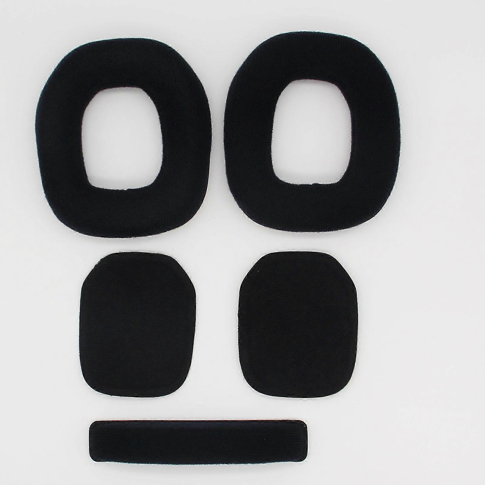 Replacement Headband Cushion pad and Ear Cushion for Logitech Astro A50/A40 - Black