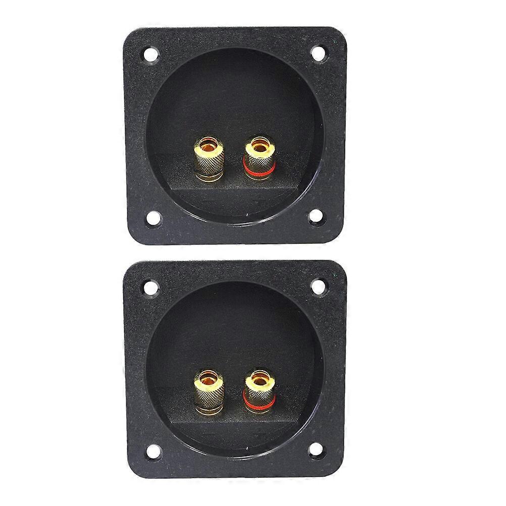 2pcs Loudspeaker Terminal Connectors 2-way Connector Replacement Parts