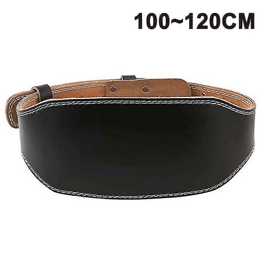 Leather Weight Lifting Belt For Men And Women Durable Comfortable And Adjustable With Buckle Stabilizing Lower Back Support For Weightlifting