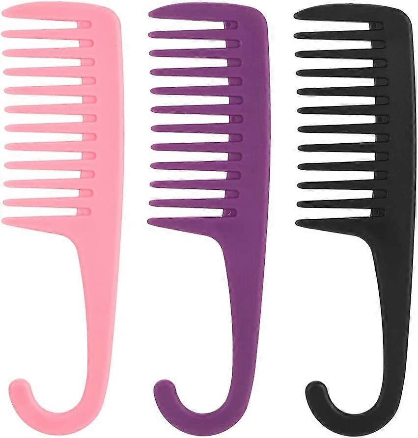 3 Pack Hair Large Wide Tooth Comb