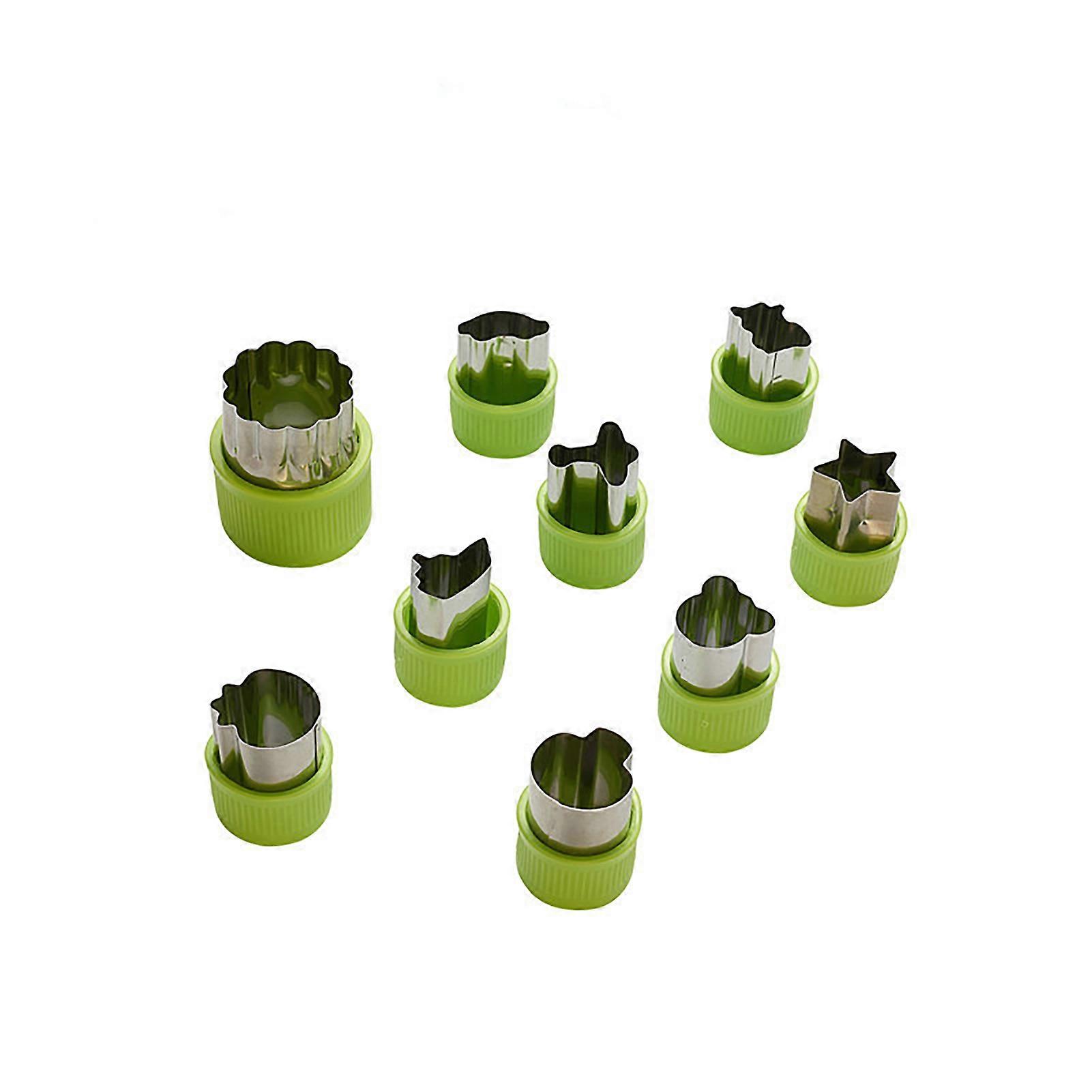 1 Set Cookie Cutter Cute Effective Stainless Steel Creative Flower Shape Fruit Shape Cutter for Home