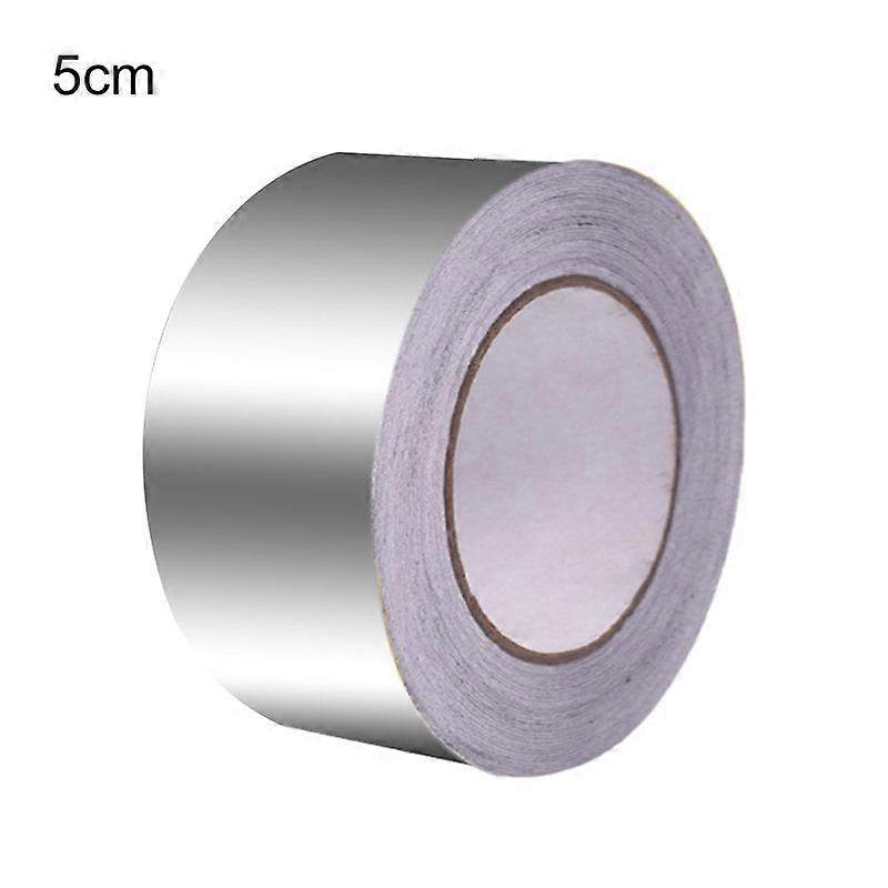 1 גליל עמיד בחום יותר מעבה נייר אלומיניום סרט דבק סרט צינור עמיד למים מעשי לבית