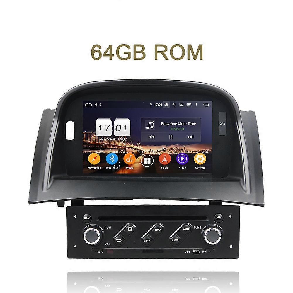 PX6 1 din TDA7851 Android 12.0 8GB RAM For Renault Megane II 2 2004-2009 Car DVD Player GPS Glonass map autoradio car radio 5.0