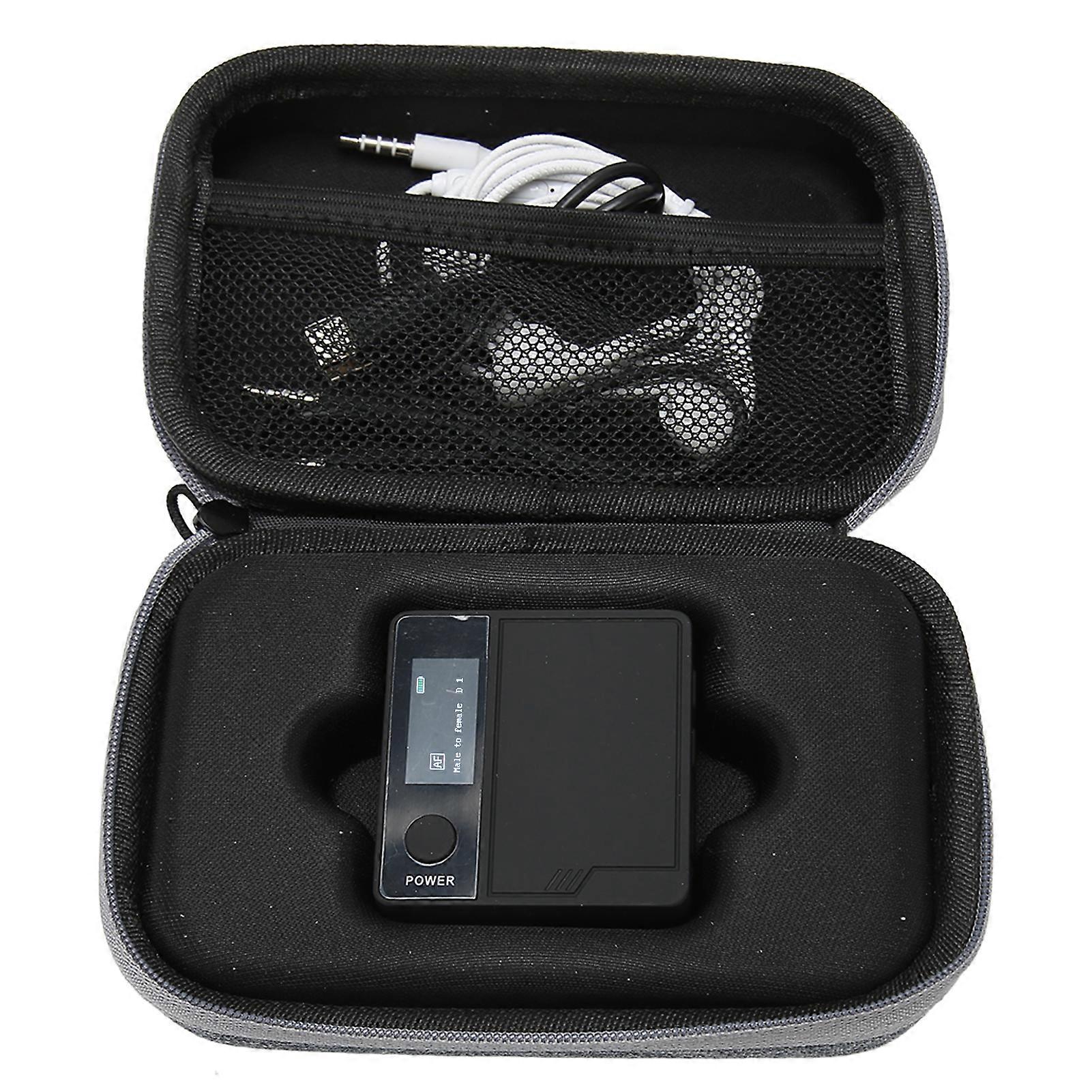 Mini Voice Changer Scheda Audio Portatile Ricaricabile Cambia Voce con Cuffie per Computer Android Versione Inglese
