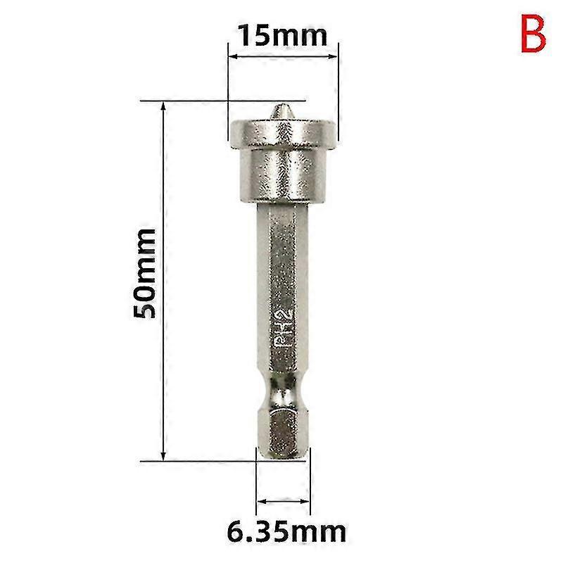 Magnetic Positioning Screwdriver Bits Woodworking Screw Hex Shank Bits New
