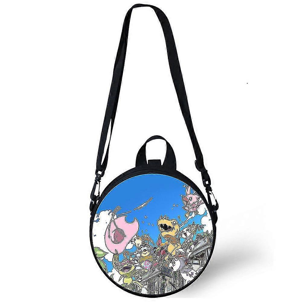 الرقمية الوحش ديجمون الطفل روضة حقيبة 3D طباعة حقائب الكتف كروسبودي لنساء المدرسة مصغرة جولة Bagpacks حقيبة Rugtas