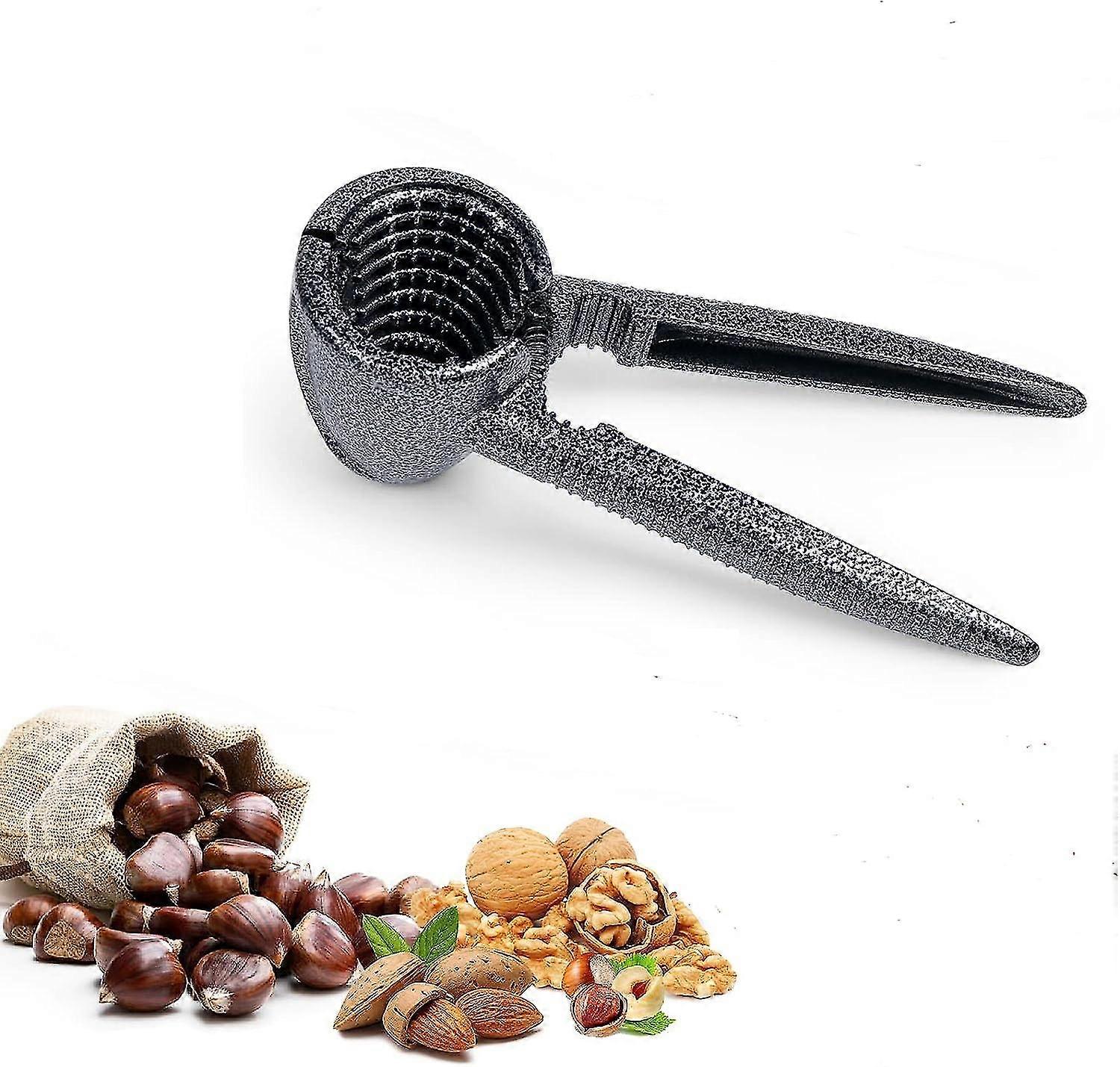 Pecan Nut Cracker Walnut Plier Opener, Heavy Duty Cracking Tool With Non-slip Handle