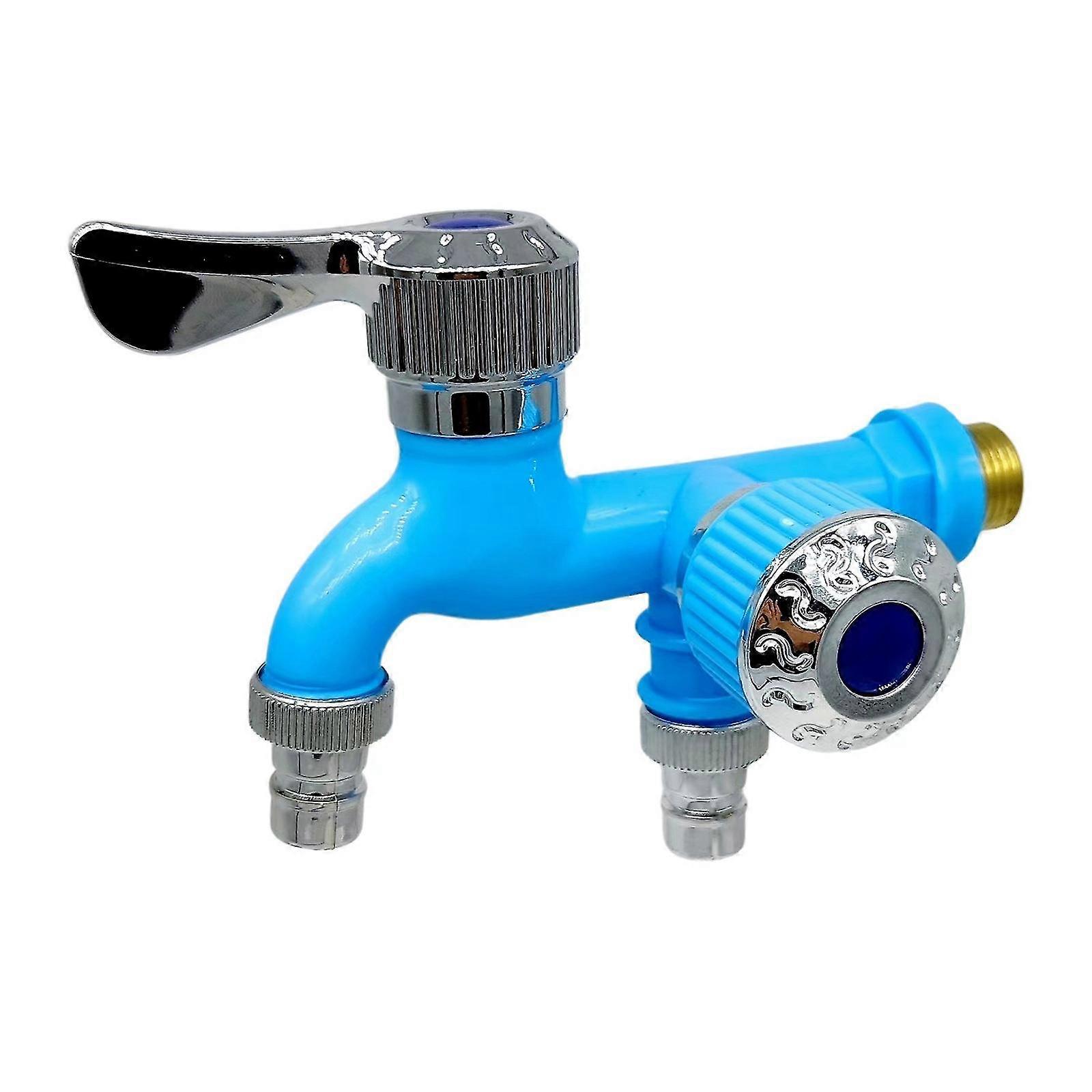Washing Machine Bibcocks One-in-two-out Garden Faucets Wall Mounted Double Water Outlet Faucets Tool Household Use