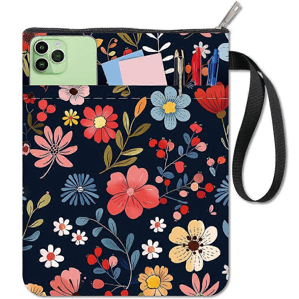 Cloth Book Cover Notebook Wraps Rectangle Flower 280x220mm