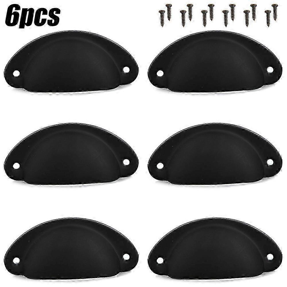 6/12 PCS Cup Pull Shell Handvatten Halve Maan Kast Kast Deur Lade