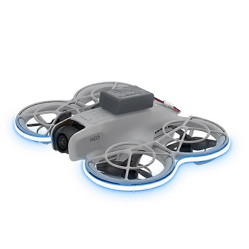 Drone Light Strip Drone Traversing Aircraft Dazzling Colorful Highly Bright Glowing Night Flight Warning Light Strip for DJI Neo (Blue)