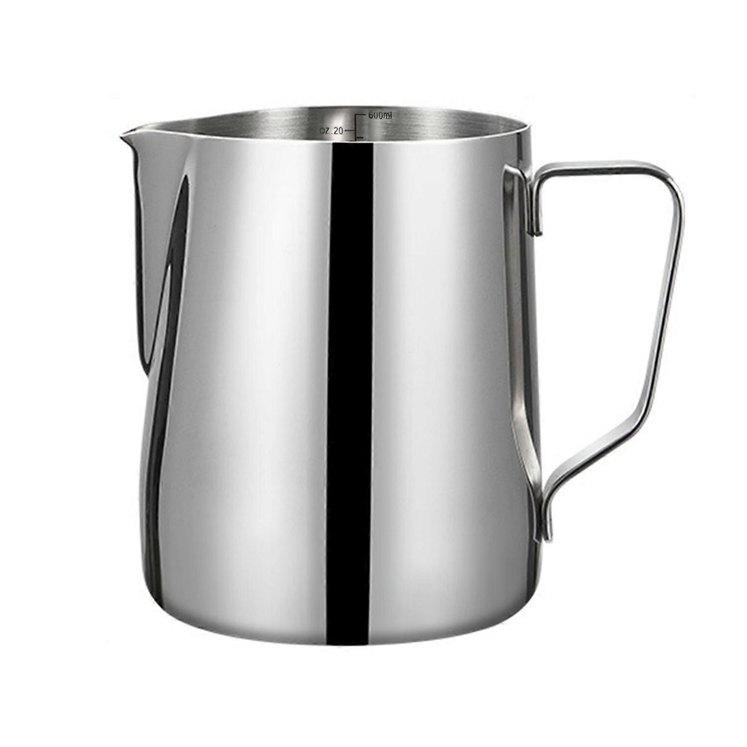 Milk Frothing Pitcher Coffee Frother Cup Polished Surface Rustproof Corrosion Resistant Dishwasher
