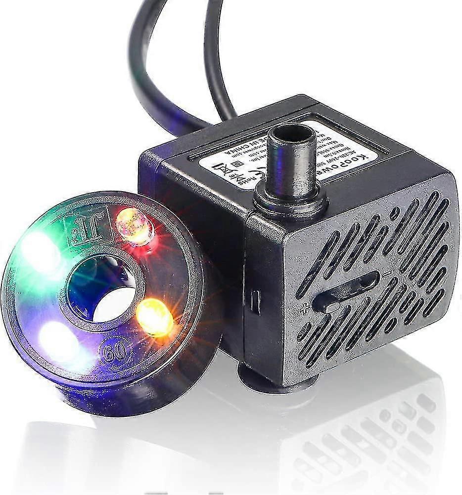 Mini Pompe Eau Avec Led,180 L/h,3.5 W,small